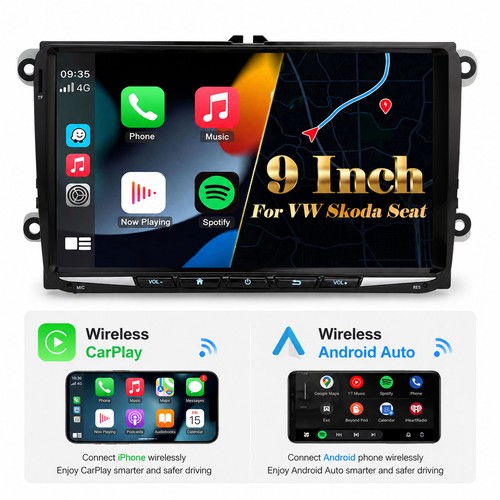 Gps autoradio carplay - 9", dab+
