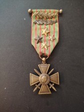 Médaille Croix de guerre 14/18 - 2palmes, 4 étoiles