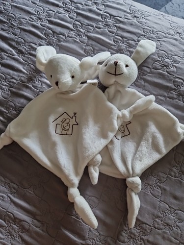 Lot doudous doudou lapin - de, 2