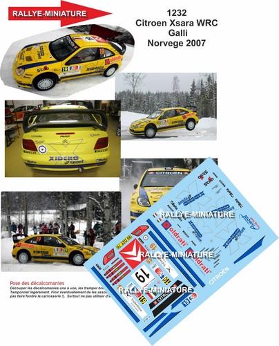 Decals ref 1232 citroen - decals,
