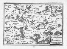 1680 - Beaumont Walcourt Carte