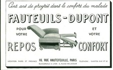 1942 Dupont Antique Magazine Chair Advertising