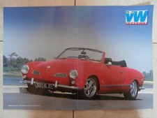 POSTER VOLKSWAGEN KARMANN GLIA / COX CABRIOLET - 58 x 41 cm