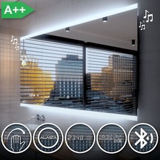 Miroir Salle De Bain Lumineux LED BRASIL | INTERRUPTEUR | METEO | BLUETOOTH GH4