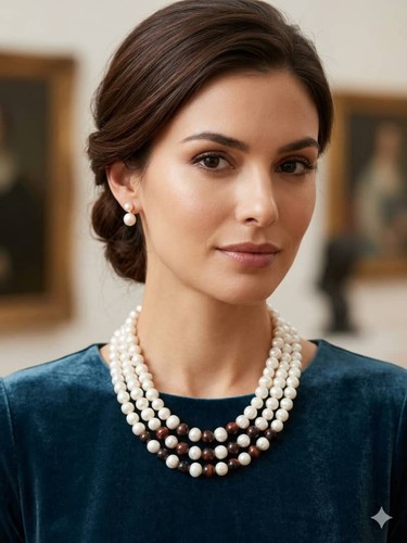 Collier perles naturelles - collier,