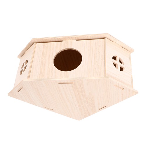 Wooden hamster hideaway - wooden,
