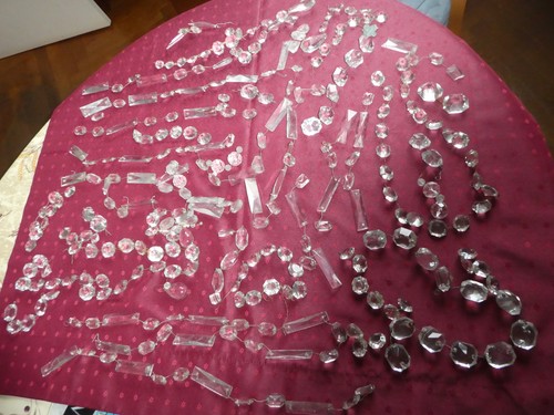 Lot pampilles lustre en - de,