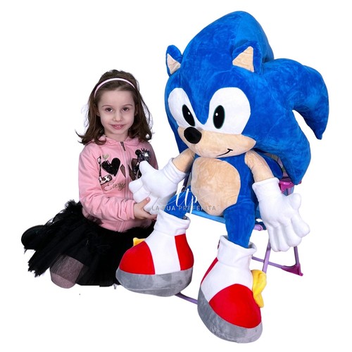 Sonic peluche géant 100cm - peluche,