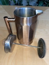 Copper 36 Oz Double Wall Stainless Steel French Coffee Press Plunger Tea Maker