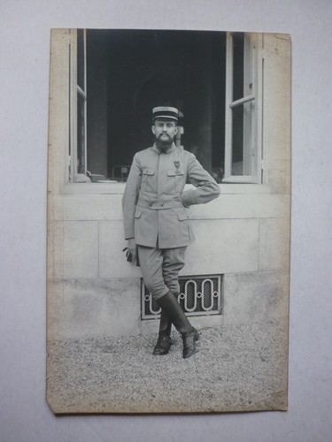Carte photo ww1 poilu vareuse - ww1,