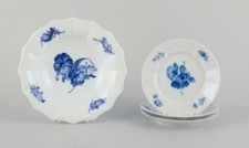 Royal Copenhagen Blue Flower Angular. Three plates and one bowl.