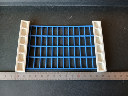 Grille bleu souple - souple,