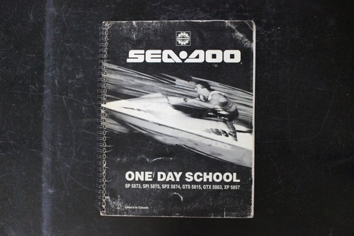 Sea doo one day school - sea-doo, manual