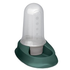 Distributeur mixte 3.5 litres eau ou croquettes vert antidérapant pour chien