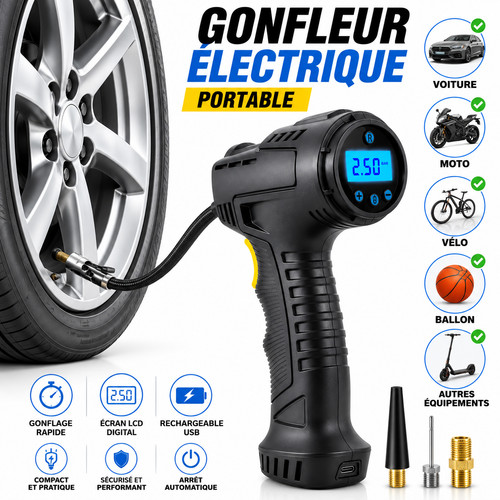 Gonfleur pneu voiture - pneu, moto