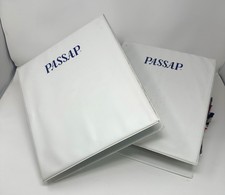 Passap E8000 Knitting Machine Dealer SAMPLE SWATCH BINDERS Resource books RARE!