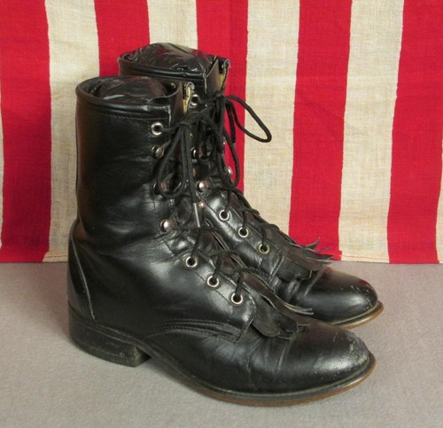 Vintage laredo black leather - vintage,