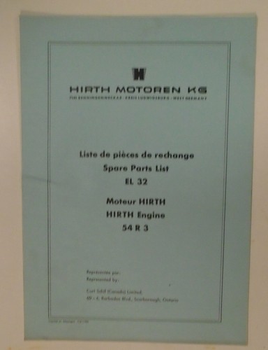 Hirth engine 3 spare - hirth,