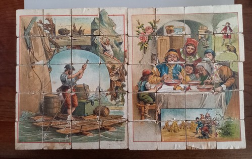 Jeu cubes très ancien - cubes,