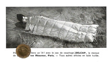 PARIS (REAUMUR) DELCAP SLEEPING BAG / ADVERTISING 1940