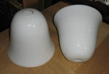 A LARGE OPALINE TULIP LAMP REFLECTOR MAZDA ART DECO chandelier light ap