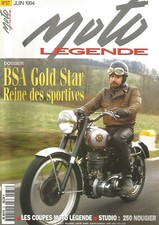 MOTO LEGENDE N°37 BSA GOLD STAR / 250 NOUGIER / 1951 : BOUM ALLEMAND / JAWA 350
