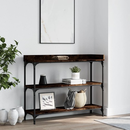 Table console avec étagère - table,