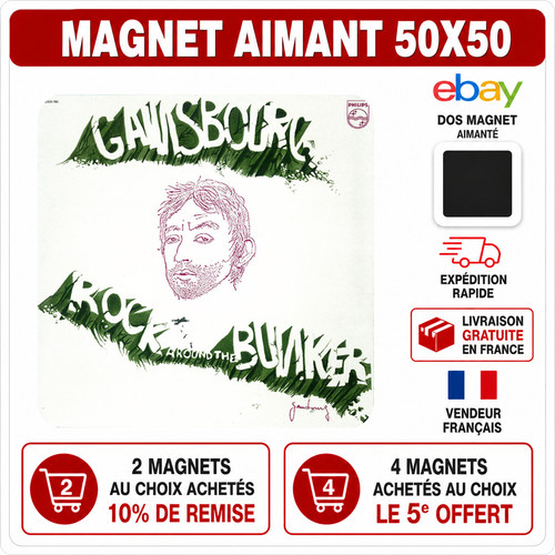 Magnet bunker serge - magnet, gainsbourg