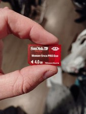 Sandisk Memory Stick Pro Duo 4GB Magic Gate Carte Mémoire PSP