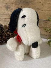 1025⚜️ Old Plush Blanket The Dog Snoopy Height 22 Cm Vintage