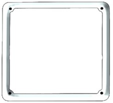 Cadre Plaque 17x17 Chromé