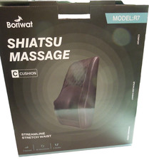 Shiatsu Massager Boriwat Massager R7 for Neck & Back with Heat & Timer Open Box