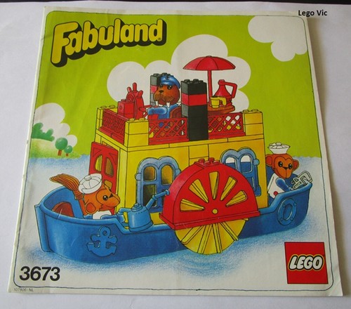 Lego 3673 fabuland notice - lego,
