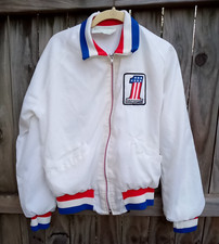 Vintage 1970s Holloway Jacket with Harley Davidson #1 Flag Patch USA Size Small