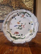 Grand Plat Rond   En Faience