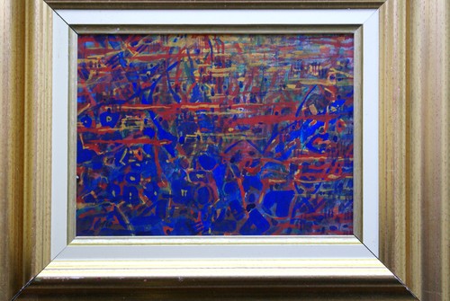 Abstraction gouache sur - gouache,