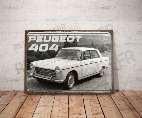 Plaque métal vintage peugeot