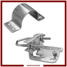 Ensemble Pied de Mât & Collier de Mât HQ Ø 60 mm pour Mât d'Antenne SAT & TNT