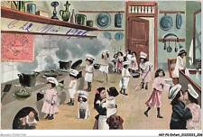 AKYP6-0580-CHILD - GIRLS IN THE KITCHEN