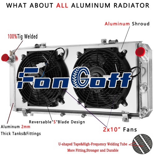 Rangées radiateur shroud - 2, +