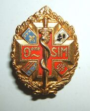 INSIGNE 9° SECTION D'INFIRMIERS MILITAIRES - Drago