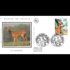 FDC soie - Animaux des bois -