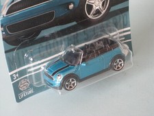 Matchbox Mini Cooper S Cabriolet Met Blue Convertible in BP 60mm Toy Car Cabrio-
