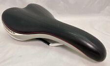 Mid School BMX Velo Diamondback Seat Saddle Black White Gray Red Padded
