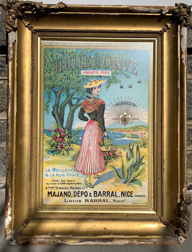 Vintage french poster huile - vintage,