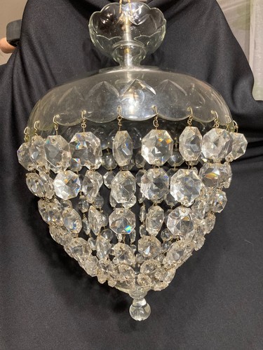 Lustre cristal verre en - cristal, et