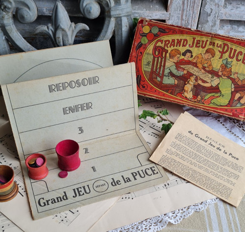Ancien jeu jouet - ancien, grand