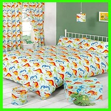 Ensemble de couette Dinasoaur collection chambre rideaux boîte de rangement poubelle pop up