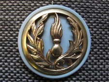 Macaron en plastique Gris pour