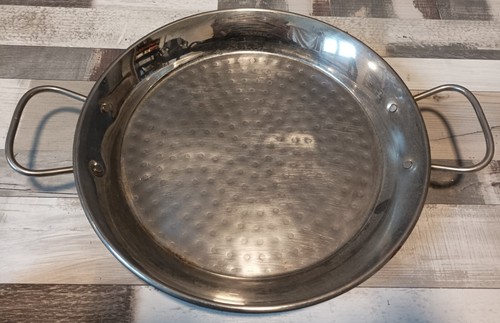 Plat paella authentique - plat, à
